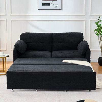 Canapé-lit pour grand lit 31 avec pieds renforcés, idéal pour un appartement en chenille multifonctionnel se transformant en lit, doté d'un système de glissement silencieux et de plusieurs espaces