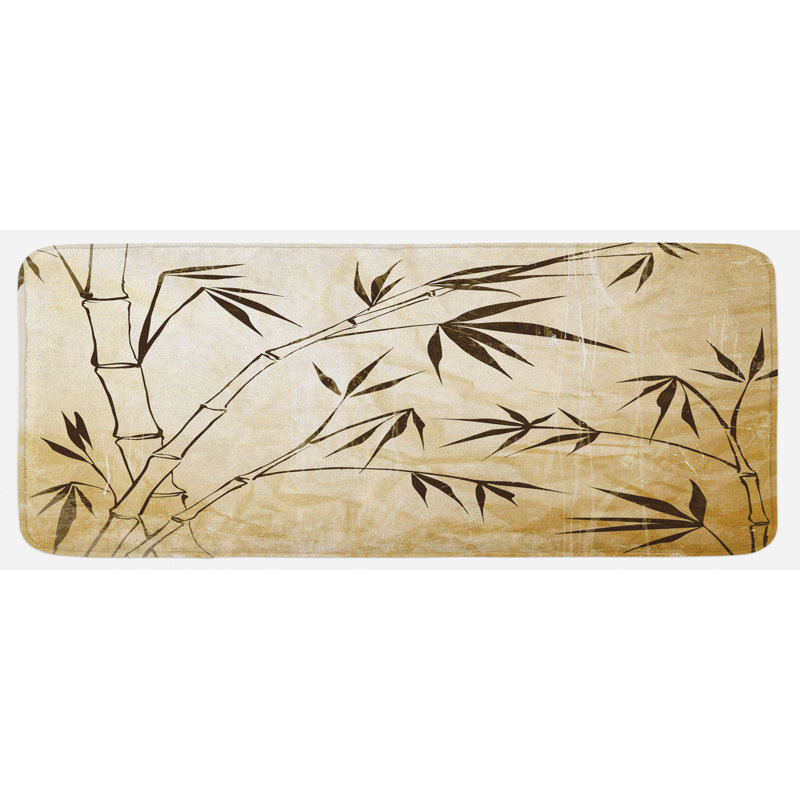 Tapis de cuisine en bambou