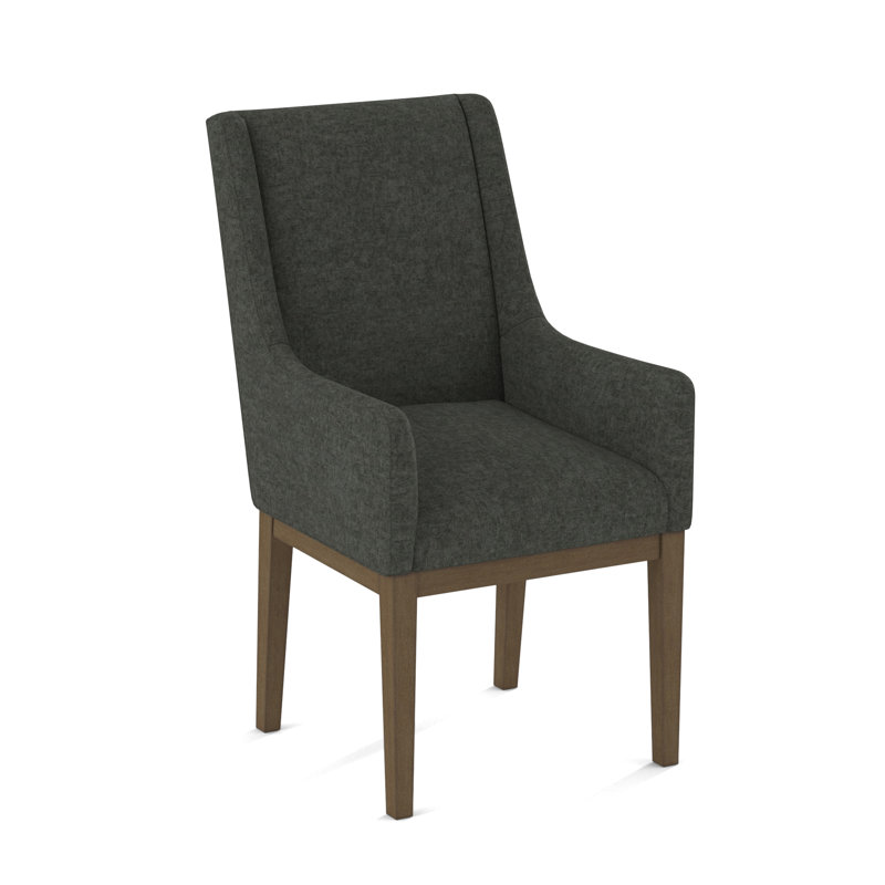 Upholstered Arm Chair, Rumor Dymond Dust, Weathered Gray