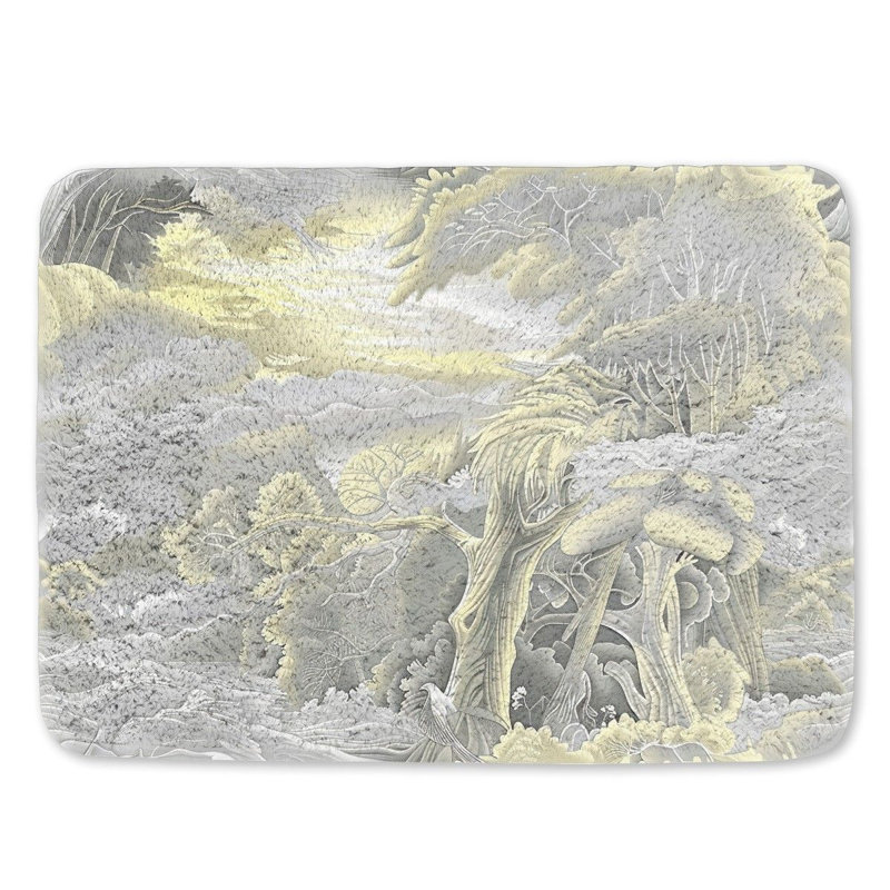 Ifedayo Microfiber / Microsuede Non-Slip Bath Mat, 17"W x 24"L