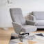 Fauteuil inclinable pivotant avec repose-pieds