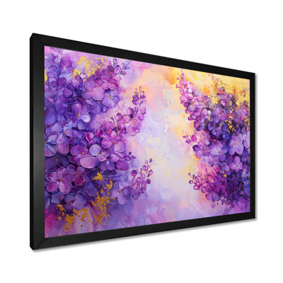 Impression sur toile lilas mauve dans les jardins botaniques II - lilas