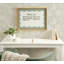«Agave Green Wavy Border» par The Creative Bunch Studio, tableau blanc encadré en verre effaçable à sec
