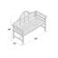 Raymonde Solid Wood Eucalyptus Outdoor Bench-28791060