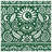 Green Paisley Pattern Quilted Bedspread All Sizes-130161316