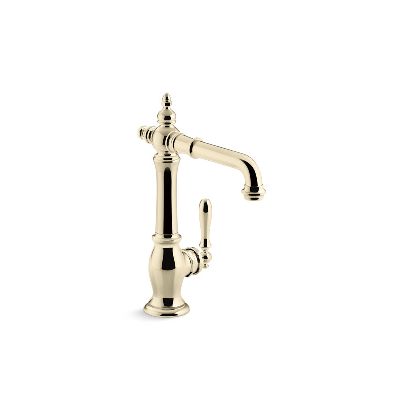 Artifacts Bar Faucet, Vibrant French Gold