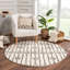 Tapis marocain beige à poils longs Makassar-1988039633