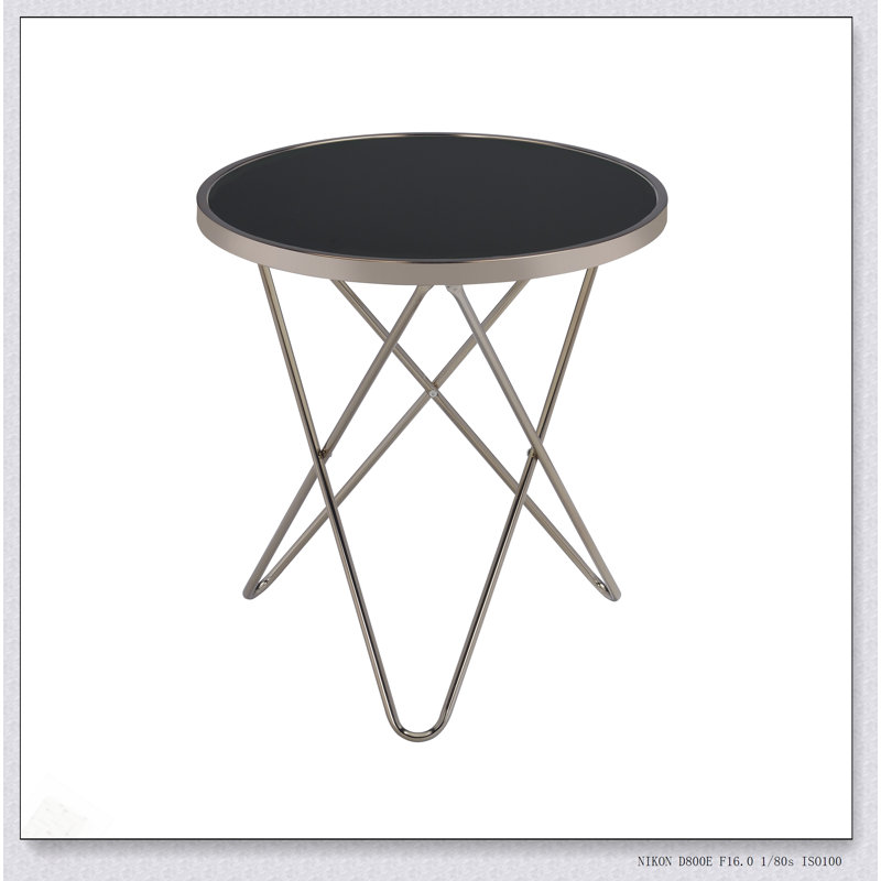 Table de bout Valora, Noir