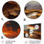 «Moonlit Sunset On Canyon Landscape III - Canyon & Desert», art mural en métal-577179784