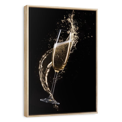 Splashing Champagne