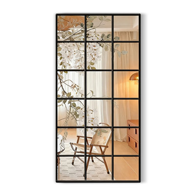 Rectangle Metal Frame Wall Mirror