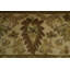 Tapis oriental élégant à motif floral beige et olive Agra 4 x 6
