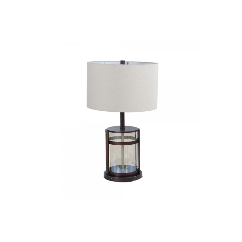 Gloversville Glass Bedside Table Lamp