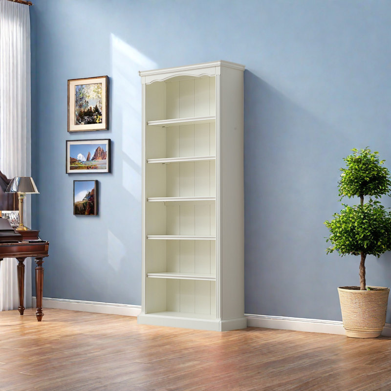 Armoire de rangement en bois massif, H 78,74 po x l 32,2 po x P 12,72 po, Ivoire ivoire