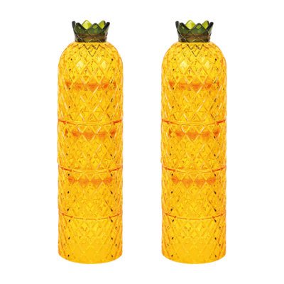 8-Piece Pineapple Stacking Tumbler