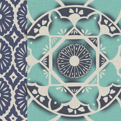 Carreau bleu Batik II