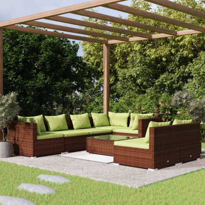 Ensemble de conversation modulaire 9 pièces
