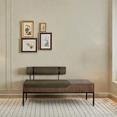Sofa bench dressing room leisure with backrests