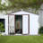 Metal garden sheds outdoor storage sheds-112477428-112477424