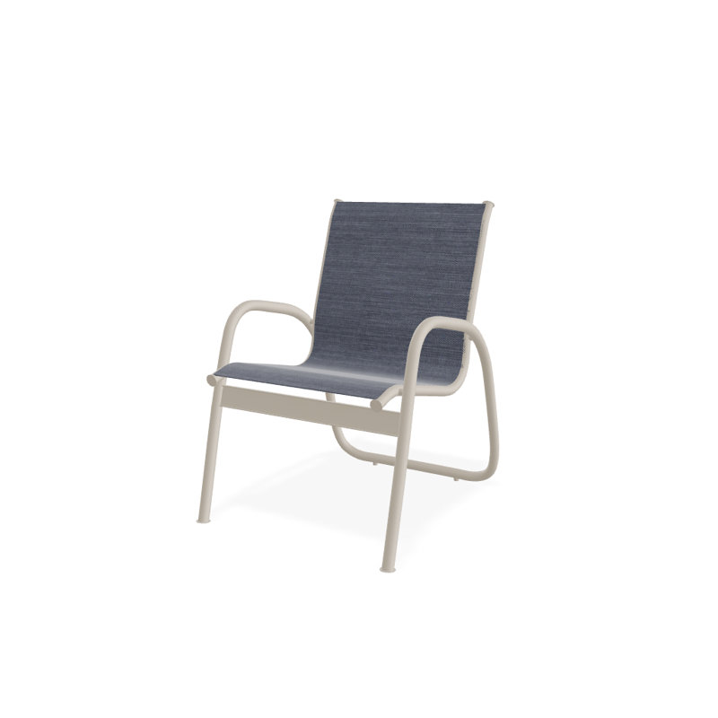 Fauteuil de patio Gardenella, Désert texturé, Denim Augustine