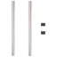 Vidaxl Fence Posts 2 Pcs Powder-Coated Steel-116846624-116846615