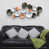 Orange / noir / argent