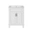 Armoire de rangement moderne pour salle de bain 24 po avec 2 portes à fermeture douce et tablette réglable-2101898974