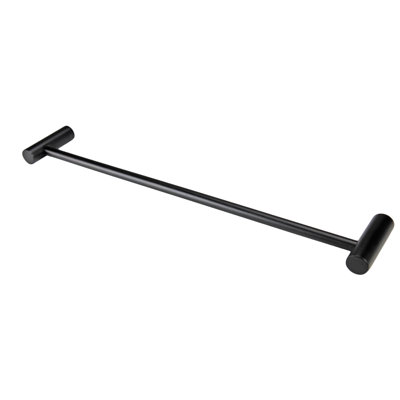 Barre à serviettes 24 po noir mat