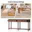Console à 2 tiroirs en bois massif Jeremie-408118224