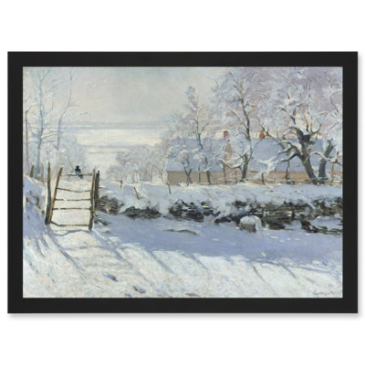Magpie Old Master by Claude Monet - Single Picture Frame Painting