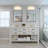 3-Light White Fabric Shade Wall Sconces-278828802-278828800