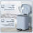 Metal,Plastic Step On Rubbish Bin - 3.2L