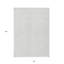 Tapis intérieur / extérieur lavable 8 pi x 10 pi ivoire et beige