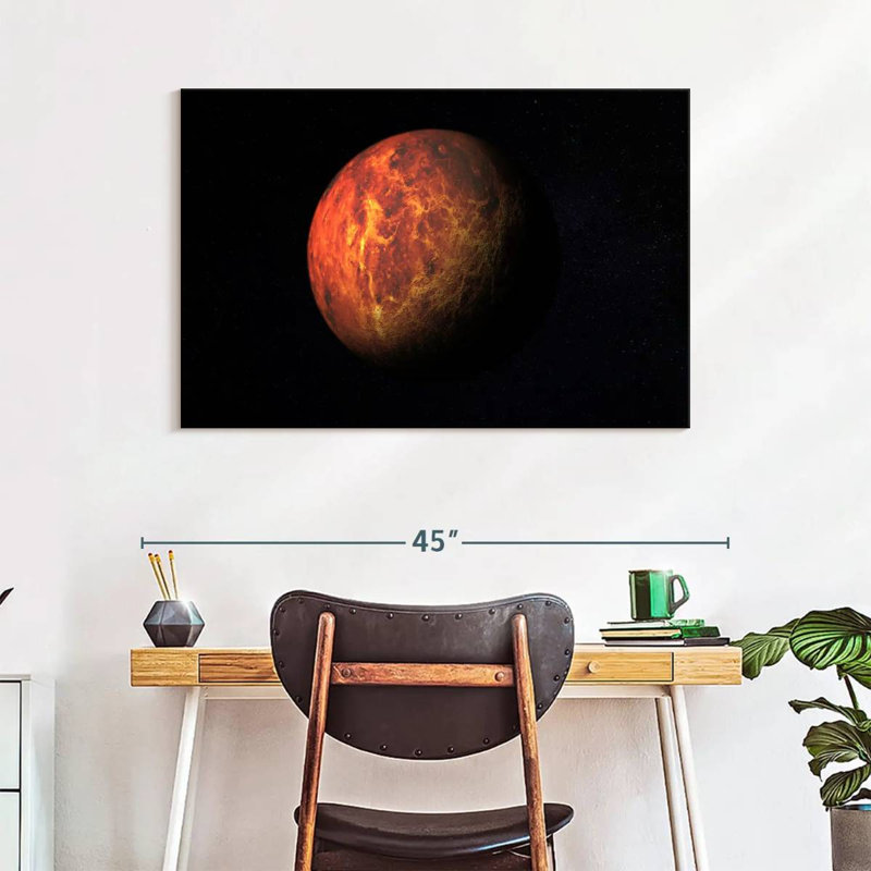 Oberle Planet Mars, 26" H x 39" W