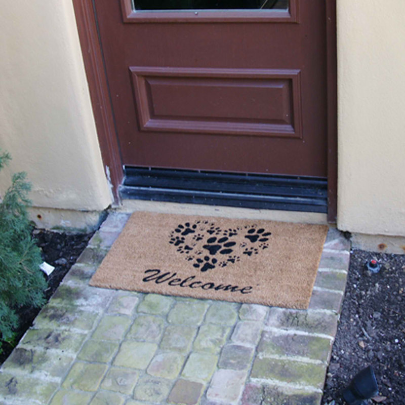 Abbeyville Non-Slip Valentine's Day Doormat, 1'6" x 2'6"