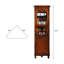 Armoire à vin d'angle 82,28 po