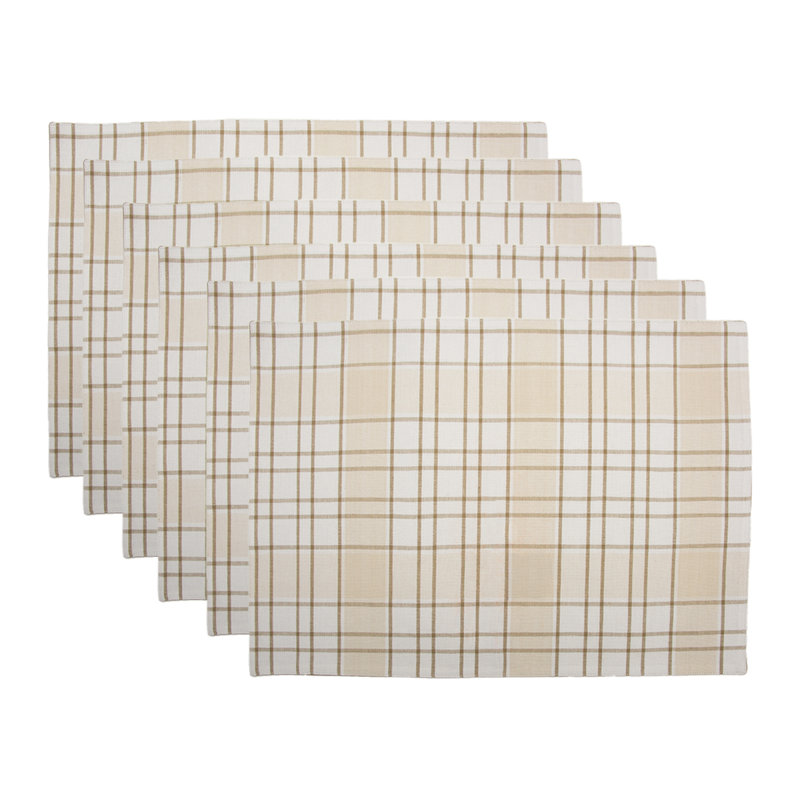 Ensemble de 6 napperons Soft Autumn