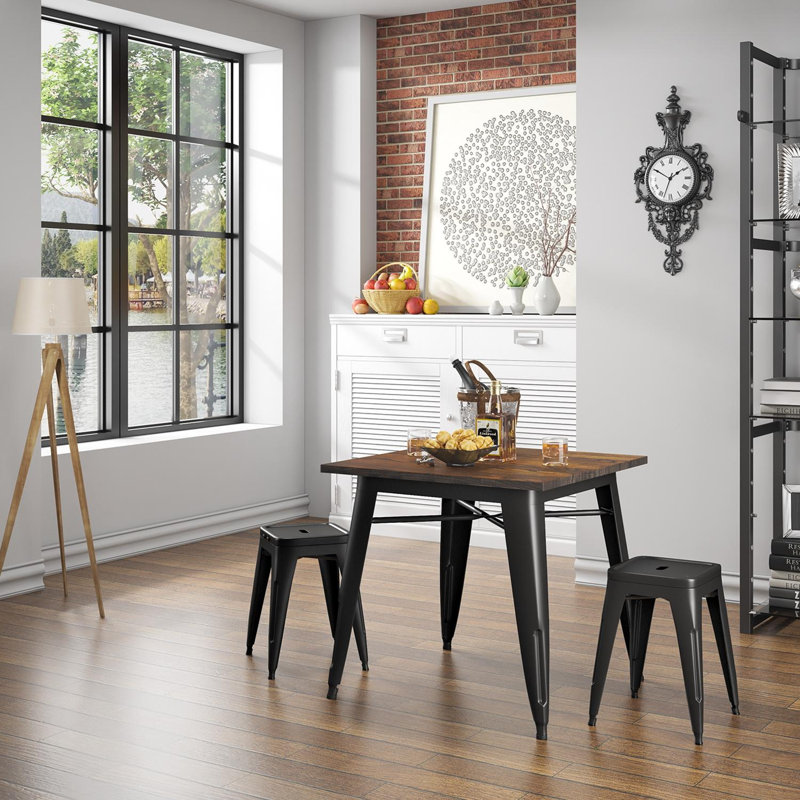Weiler 18 " H Side Chair Stacking, Black