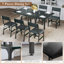 Ensemble de table de salle à manger pliable 7 pièces-998120866-979437210-979437212