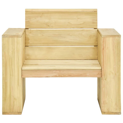 Rikki Pine Outdoor Lounge Chair
