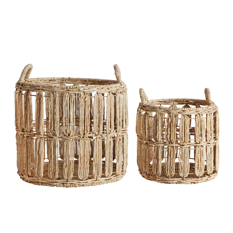 Bay Isle Home Wicker Decorative Bin