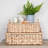 Household Essentials Wood Bin
