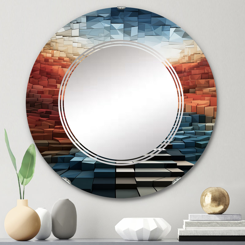 Miroir mural Weslee, 24 po x 24 po