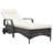 Arla 198cm Long Reclining Single Chaise with Cushions