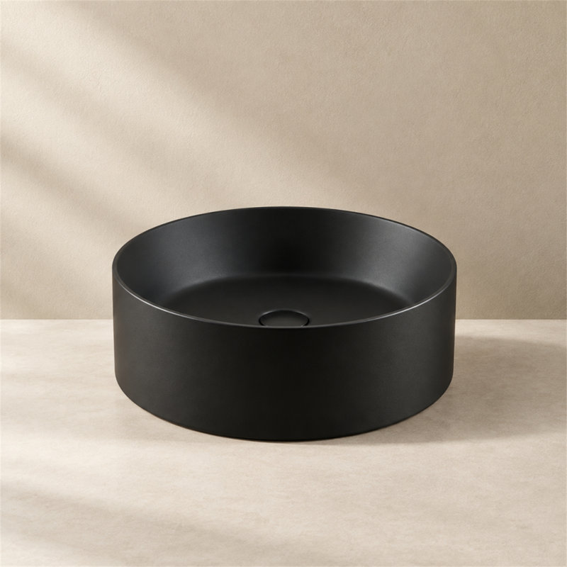 WATERMONY 15.75 " Solid Surface Bathroom Sink
