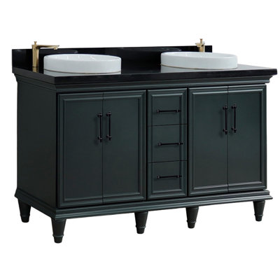 Meuble-lavabo double 61 po