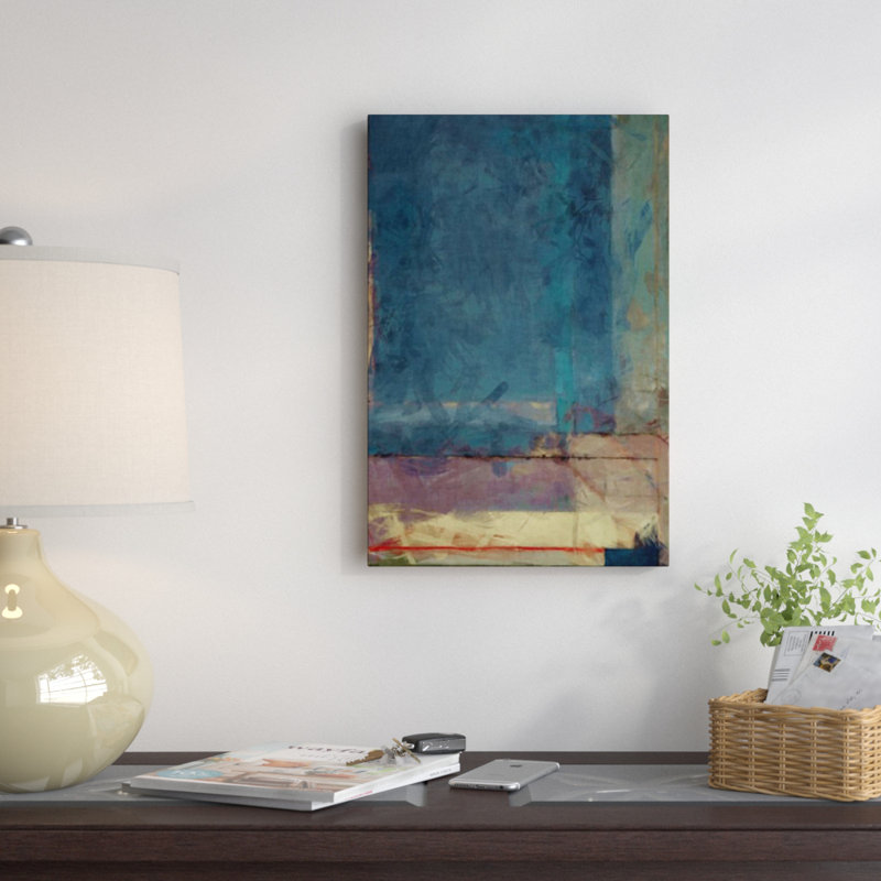 « modern art-the ocean view », impression, Toile, H 12 po x l 8 po x P 0,75 po