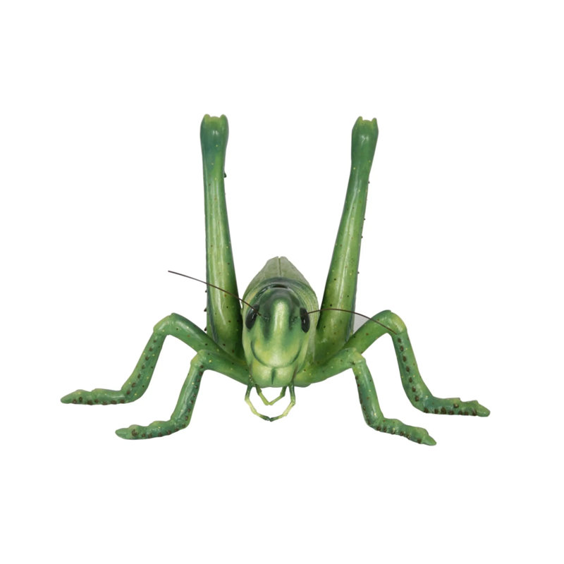 Statue insecte sauterelle surdimensionnée