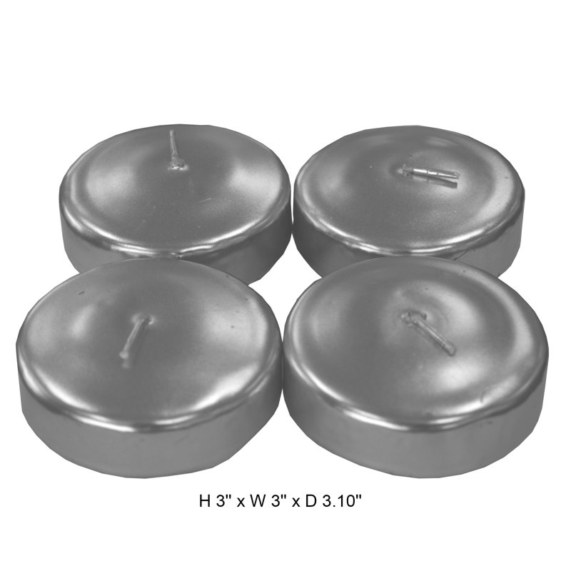 Bougie parfumée, Argent