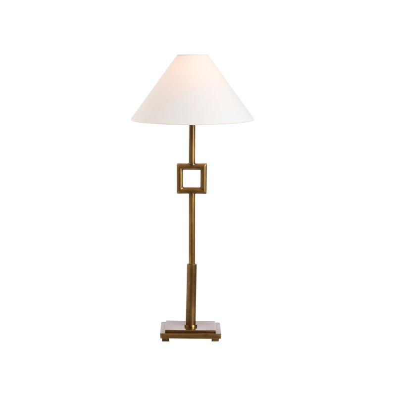 Overhill Table Lamp, Aged Brass